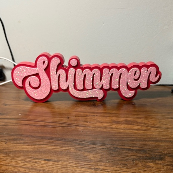 Ashland Other - Ashland Pink Glitter Shimmer Sign